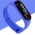 Sports LED digital watch women men silicone waterproof  wristwatch. 