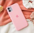For Apple Iphone 15/ 15 Pro / 15 Pro Max Luxury Shockproof Liquid Silicone Case Back Cover Soft Touch 15/15Pro/15Plus/15ProMax Pink Sand / Sand Pink Color. 