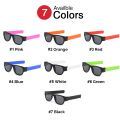Fancy Slap Wristband Men Polarized Wrist Sunglasses Folding Women Roll Bracelet 2023 Trend Foldablen Square Sun Glasses.