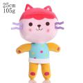 Gabby’s DollHouse Plush Toy Backpack Cat Smiling Cat Cake Cat Stuffed Animal Plushie Toy for Kid Chrismas Gift.