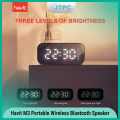 Havit M3 Smart Wireless Bluetooth Speaker-Black with Alarm Clock. 