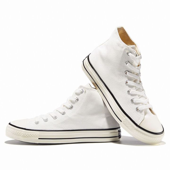 Feiyue/Leap2023New Men's and Women's Canvas Shoes High-Top Lace-up Mori Women's Casual Shoes Popular Korean Style Shoes