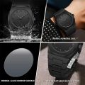 Arabic Aura Watch – Carbon Fiber Look Body with Sleek & Modern Design. 