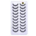 10 Pairs 3D Faux Mink Lashes Fluffy Soft Wispy Volume Natural Long False Eyelashes Reusable Eye Lashes Makeup.