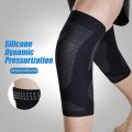 GOMOREON 1Pair Thin Knee Brace Support Elasticated Compression Knee Sleeve Leg Arthritis Injury Bandage Sleeve.