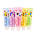 Korean Children's Poloro 2-year-old Strawberry Grape Peach Orange Flavor Low Fluoride Toothpaste. 