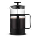 French Press Coffee & Tea Maker 12Oz, Thickened Borosilicate Glass Coffee Press Rust-Free and Dishwasher Safe. 