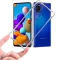 For Samsung Galaxy A21s Transparent (TPU) Heavy Duty Back Cover. 