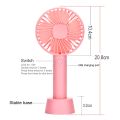original Rechargeable Portable Mini Handheld Fan with 2500 mAh Battery and 3 Speed Options for Office Room Outdoor Household Traveling. 