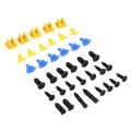 Car Body Plastic Push Pin Rivet Fasteners Trim Moulding Clip Assortments Kit. 