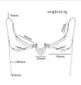 Punk Irregular Metal Mask Gothic Mechanical Alien Fluid Face Accessories Earring for Women Men Halloween Jewelry.