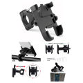 Metal Bike Mobile Holder For mobile phone bracket motorcycle bicycle takeaway rider -Black Easy to Use and Maintain C1. 