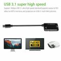 【Sell-Well】 USB-C C to Female Adapter / 1080P HD Audio Video Cable Adapter / USB 3.1 TV HDMI For MHL Android Phone.