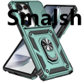 Smalshop For Samsung Galaxy S25 Ultra 5G S25 Plus Case Armor Magnetic Ring Holder Cover For Galaxy S25 Plus S25Ultra S 25 Slide Lens Protect Funda.