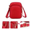 Women Bag Waterproof Shoulder Bag Crossbody Zipper Mobile Phone Lady Female Multifunction Handbag Wrist Purse Womens Pouch.
