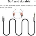 1/2/3/5m USB C to 6.35mm cable,Type C to 6.5mm audio adapter auxiliary jack stereo cable for amplifier, speaker, Mixing Console. 