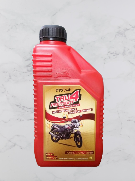 TVS TRU4 Premium 10W30 4T Semi Synthetic Oil