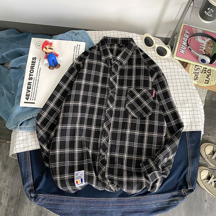 Men%20Flannel%20Plaid%20Shirt%20Long%20Sleeve%20Loose%20Hip%20Hop%20Street%20Mens%20Casual%20Shirts%20Pocket%20Male%20Soft%20Dress%20Shirt%20Plus%20Size%20Dropshipping%20-%20Image%207