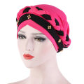 Women Twisted Braid Turban Hat Hijab Cap Beading Hair Head Cover Headwear. 