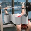 Bench Press Band Bench Bench Press Powerlifting Resistance Band Gym Workout Elbow grey.