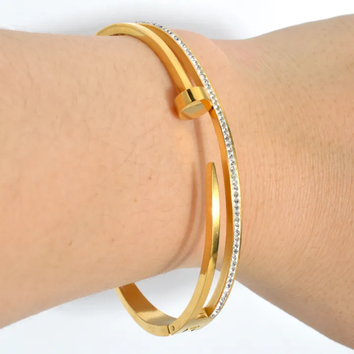 Wholesale%20Custom%2018k%20Gold%20Plated%20Stainless%20Steel%20Bijoux%20Acier%20Inoxydable%20bracelets%20for%20woman%20-%20Image%207