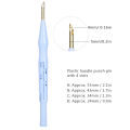 Punch Needle Kits Embroidery Kit DIY Thick Woolen Bold Brass Tube Yarn Scissors Tools Set. 