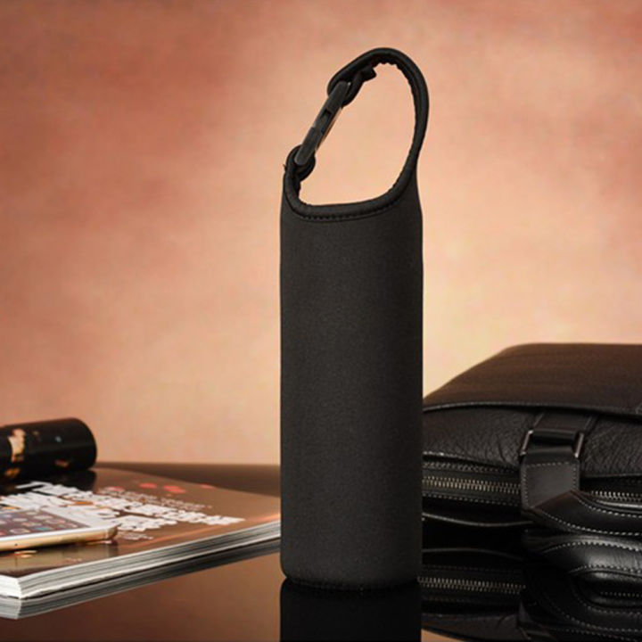 500mL%20Water%20Bottle%20Sleeve%20Cover%20Insulated%20Waterproof%20Neoprene%20Bottle%20Holder%20Carrier%20with%20Buckle%20Handle%20Black%20Volume:Black%20-%20Image%207