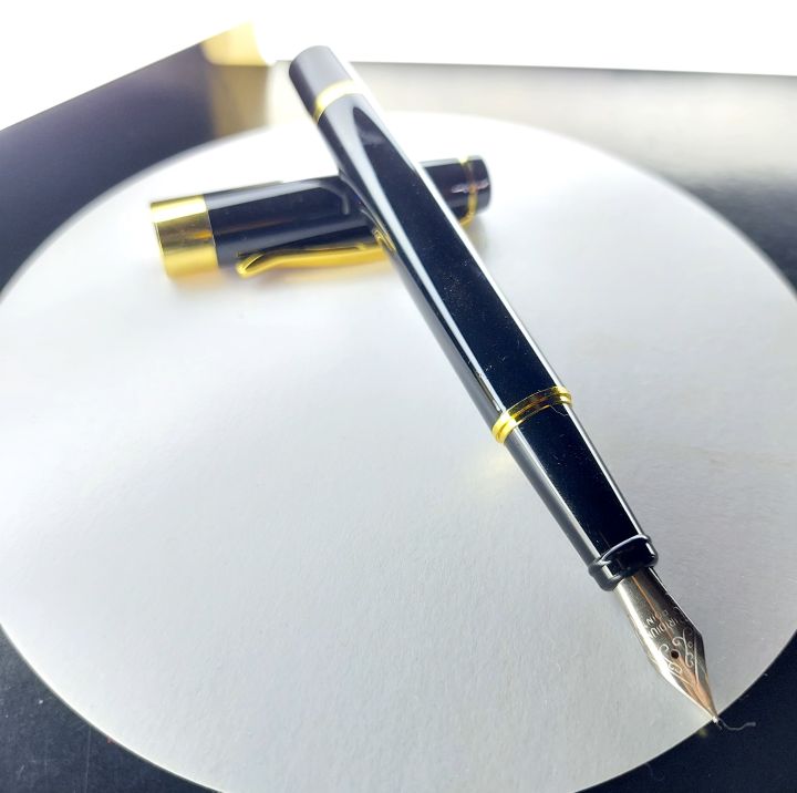 Fountain Pen Black Gold Signature Gift Business Uses Pen Daraz