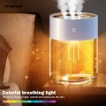 Air Defuser Humidifier Aromatherapy Humidifier Heavy Fog Ultrasonic Large Capacity Portable USB for Bedroom Living Room.