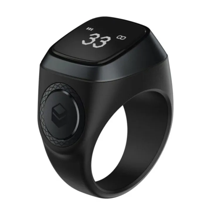 Smart Tasbih Tally Counter Ring for Muslims Zikr Digital Tasbeeh 5 Prayer Time