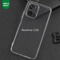 For Realme C33 Premium Silicone Case Crystal Clear Soft TPU Ultra-Thin Transparent Flexible Protective Mobile Phone Back Cover.