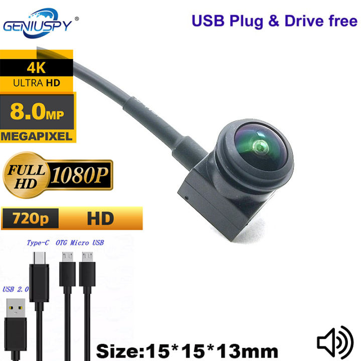 1MP 720P 2MP 1080P 4K 8MP 160Degree Wide Angle Full HD Micro Type