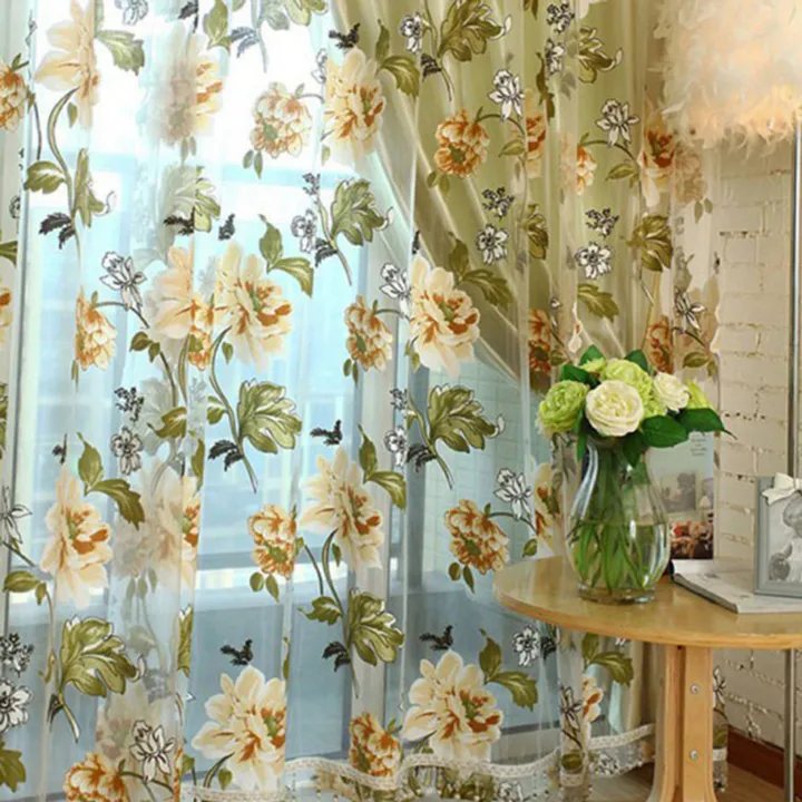 Glass%20Door%20Curtain%20Bedroom%20Peony%20Voile%20Curtain%20Tulle%20with%20Lace,Purple%20-%20Image%205