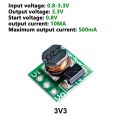 1-10 PCS Portable DC-DC Step UP Boost Converter Module 0.9-3.3V To 3.3V 500mA 0.9-5V To 5V For Arduino Voltage Converter Module. 