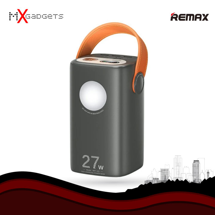 REMAX RPP-123 Gutitan Series (PD 27W+QC 22.5W) Fast Charging 60000mAh Big Capacity Power Bank - Grey