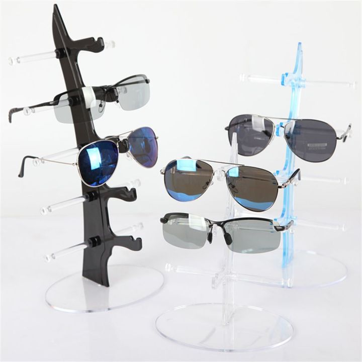 BUJUE New 3/4/5 Layers Home Organizer Acrylic Sunglasses Show Rack Counter Display Stand Glasses Holder Exhibition Frame