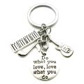 New Piano Teacher Keychain, Music Keychain, Pianist Gift, Notes, Guitar Accessories, Handmade Jewelry, Whatever You Want.