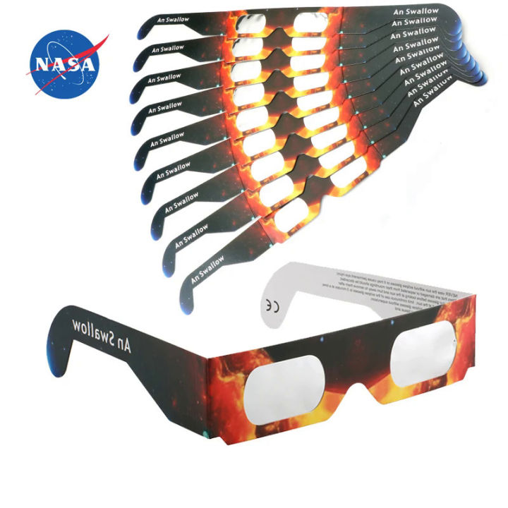 Paper Soluna Solar Eclipse Glasses CE and ISO Certified Safe Shades for Direct Sun Viewing PCardiaCP