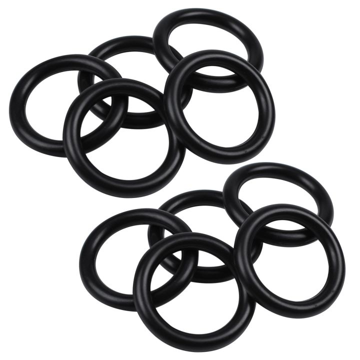 10 Pieces 35mm x 5mm Rubber O Ring Oil Seal Sealing Washer Black