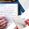 50 Pages Pasteable Transparent Sticky Notes Waterproof Note Stickers Plan For Student Office Stationery.