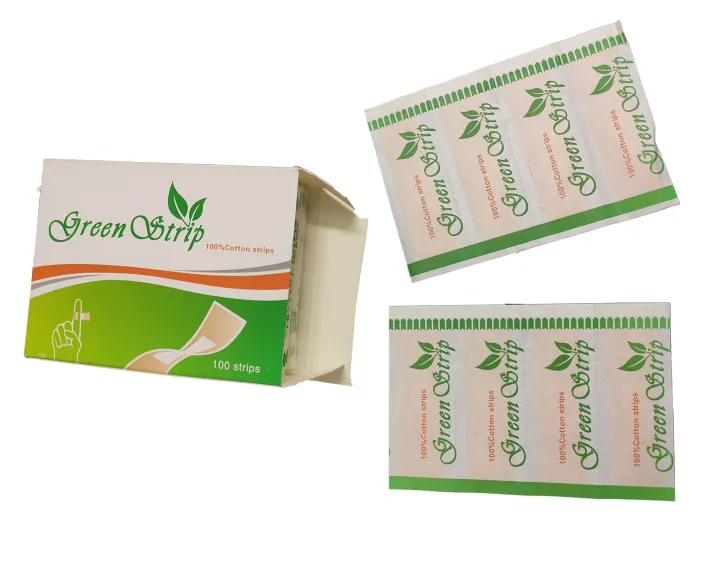 One%20time%20bandage%20of%20Green%20strip%20Cotton100%20pieces%20-%20Image%202