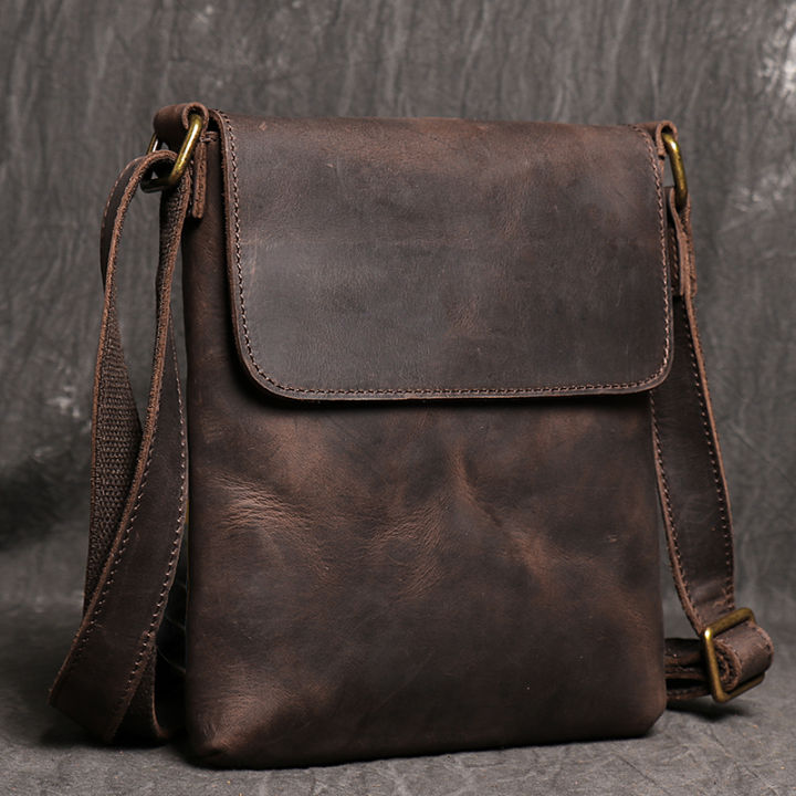 Vintage%20Brown%20Crossbody%20for%20Men%20Genuine%20Leather%20Men's%20Casual%20Shoulder%20Bag%20Fashion%20Design%20Sling%20Bag%207.9%20inch%20ipad%20Phone%20Bag%20-%20Image%203