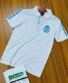 Flaunt The Argentina Football Jersey, Short Sleeve Collar Football Jersey - Showcase Your Football Fandom.