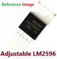 Adjustable LM2596 IC LM2596 Voltage Regulator IC Buck Converter LM2596T Step Down IC Voltage Regulator IC 5 Pin Leads TO-220-5 LM2596 DC DC Buck Converter. 