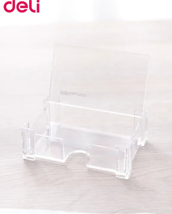 Deli%20Bussiness%20Card%20Holder%207621%20%20Transparent%20(1pc)%20-%20Image%203