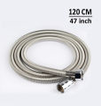 120cm Stainless Steel Anti-Crack Flexible Shower Head Hose Pipe. 