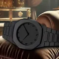 Arabic Aura Watch – Carbon Fiber Look Body with Sleek & Modern Design. 
