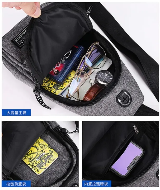 Men's%20Bag%20Solid%20Color%20Men's%20Chest%20Bag%20Outdoor%20Casual%20Fashionable%20Small%20Satchel%20Canvas%20Handbag%20Zipper%20Messenger%20Fashion%20Bags%20-%20Image%206