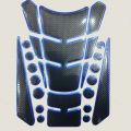 3D UNIVERSAL Carbon Fiber Tank Pad Protector Sticker For Motorcycle Tank Protector.