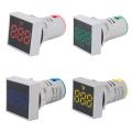 22mm SQUARE AC VOLT Meter 12-500V Voltage Meter Panel Mount 22mm Square Panel Voltmeters Tools Sets. 